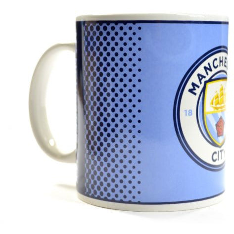 Man City Boxed Mug Fade Design